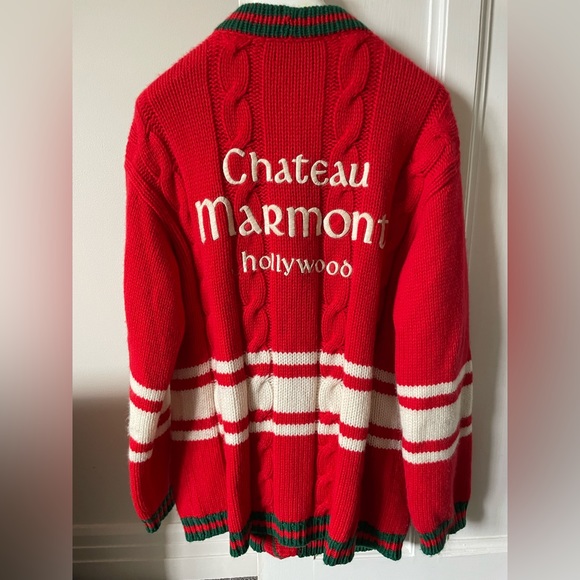 GUCCI 100% wool oversized cardigan size S - Picture 4 of 5